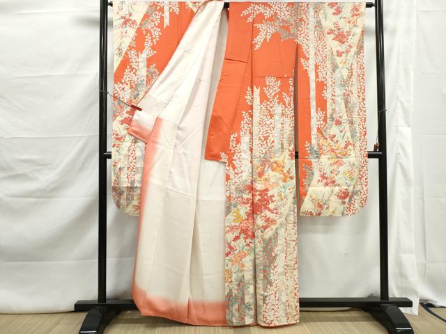 平和屋着物■豪華振袖 駒刺繍 枝花間道 金彩 正絹 逸品 DABJ5327qa