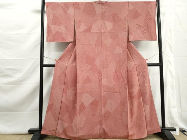 平和屋着物■江戸小紋 寺山存男 寄せ小紋柄 鈴乃屋扱い 正絹 逸品 DABJ5345qa