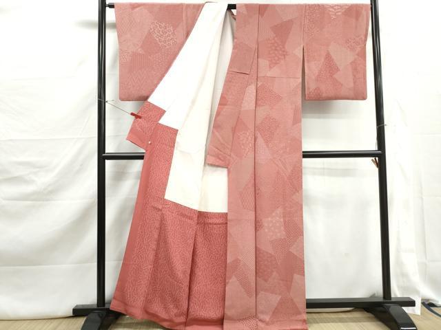 平和屋着物■江戸小紋 寺山存男 寄せ小紋柄 鈴乃屋扱い 正絹 逸品 DABJ5345qa