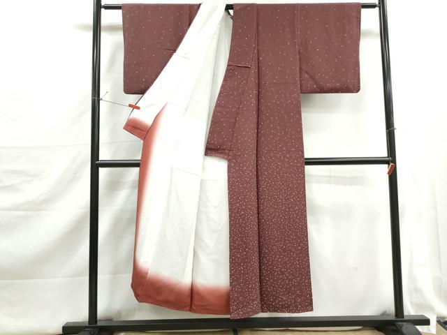 平和屋着物■訪問着 箔散らし文 正絹 逸品 DABJ5353qa