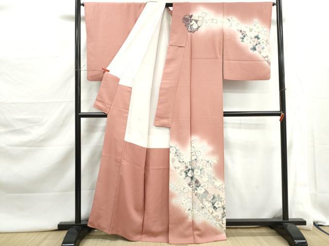 平和屋着物■訪問着 辻が花 藤花房 暈し染め 金銀彩 正絹 逸品 DABJ5369qa