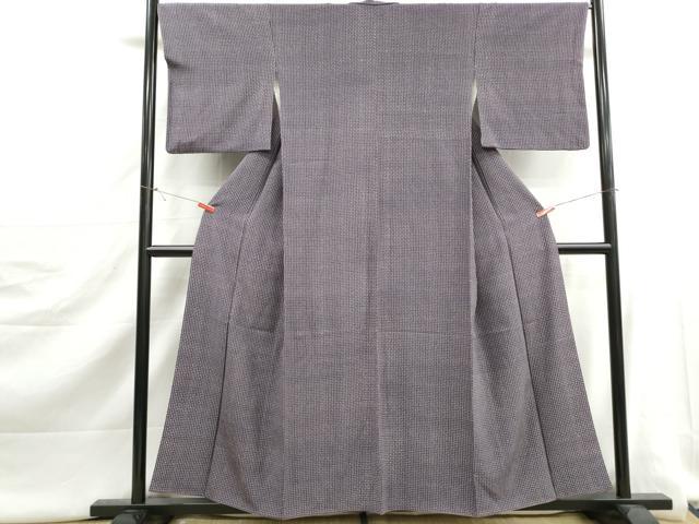 平和屋着物■江戸小紋 笹竹間道 正絹 逸品 DABJ5379qa