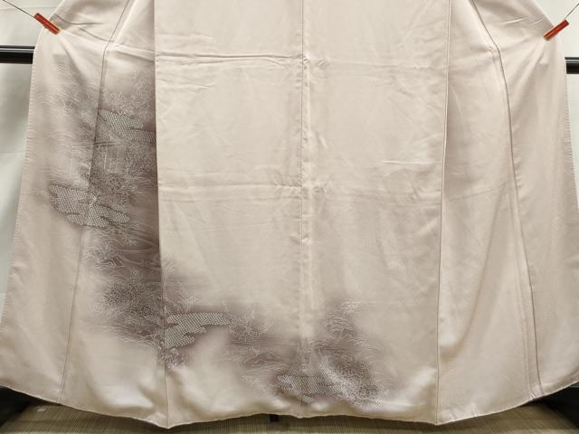 平和屋着物■訪問着 風景花文 暈し染め 正絹 逸品 DABJ5389qa