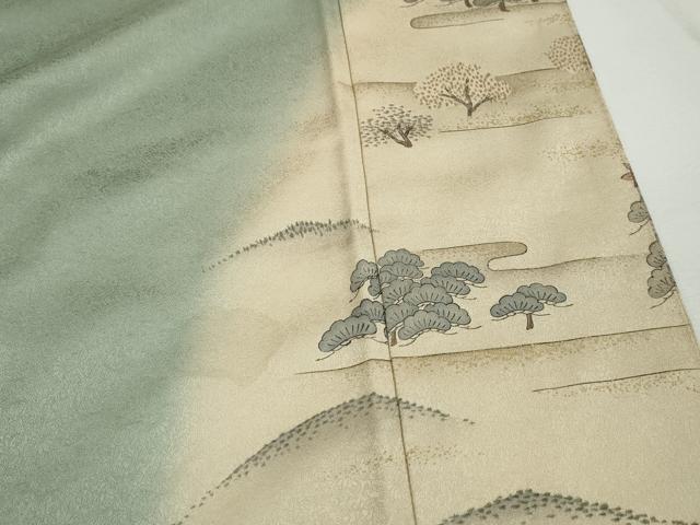 平和屋着物■豪華色留袖 人物風景文 暈し染め 金彩 正絹 逸品 DABJ5423qa