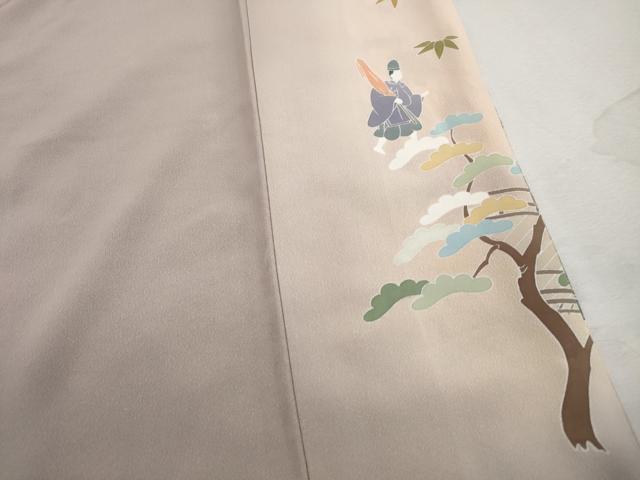 平和屋着物■豪華色留袖 作家物 人物風景文 暈し染め 金彩 正絹 逸品 DABJ5440qa