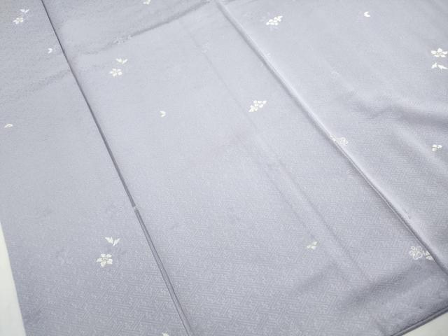 平和屋着物■上質な小紋 刺繍 舞花文 正絹 逸品 DABJ5445qa