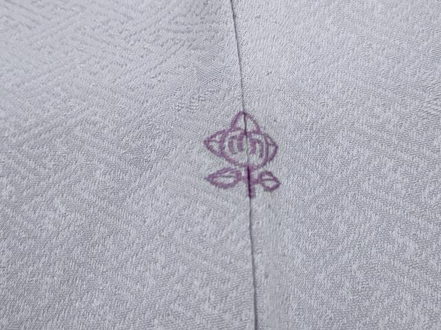 平和屋着物■上質な小紋 刺繍 舞花文 正絹 逸品 DABJ5445qa