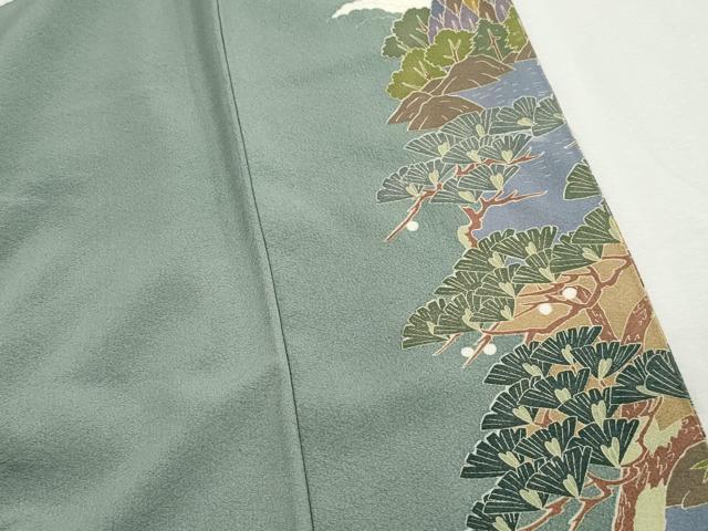 平和屋着物■豪華色留袖 友禅 作家物 修学院離宮 正絹 逸品 DABJ5446qa