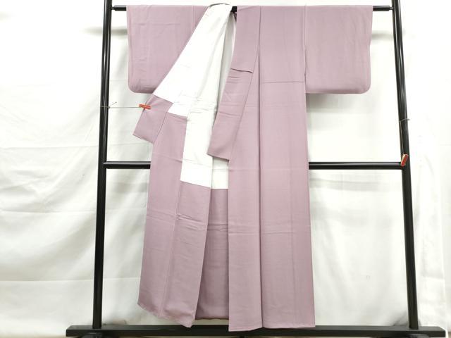 平和屋着物■上質な色無地 紅藤色 正絹 逸品 DABJ5447qa
