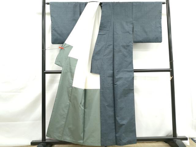 平和屋着物■本場大島紬 網代文 正絹 逸品 DABJ5460qa