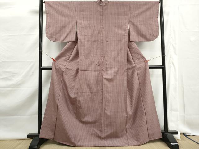 平和屋着物■上質な紬 間道 正絹 逸品 DABJ5463qa
