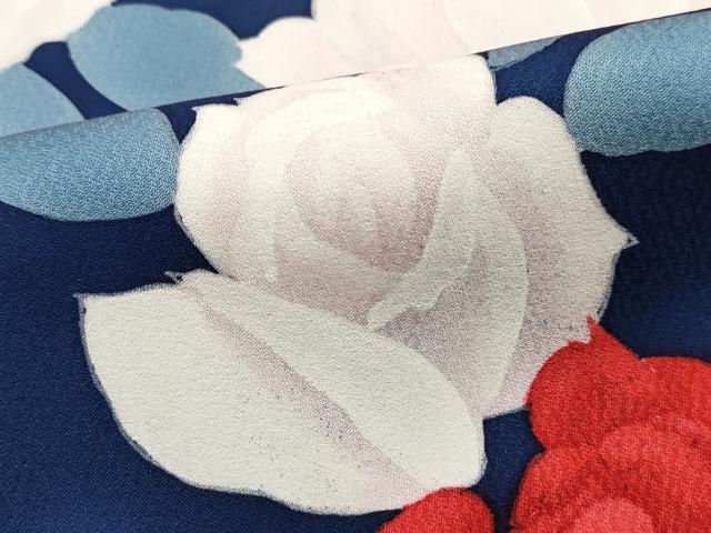 平和屋着物■訪問着 薔薇尽くし バラ 正絹 逸品 DABJ5483qa