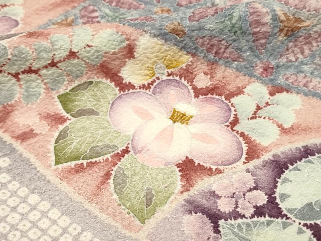 平和屋着物■訪問着 辻が花 絞り 暈し染め 正絹 逸品 DABJ5648qp