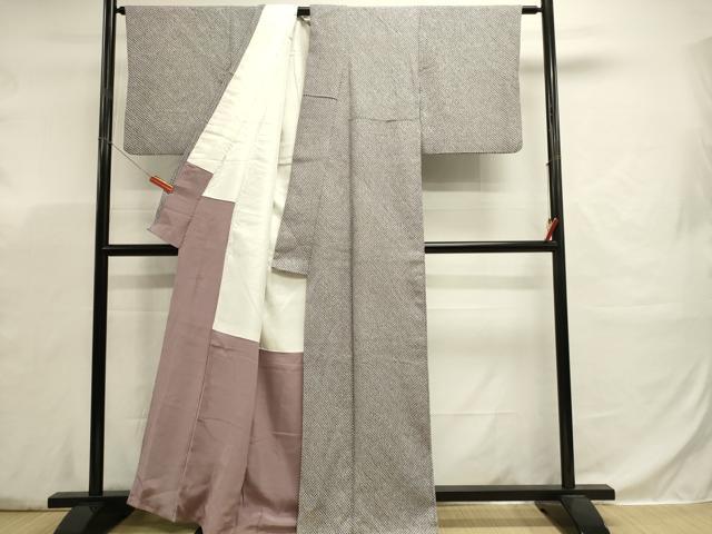平和屋着物■大変加工の良い総絞り小紋 正絹 逸品 DABJ5774qp