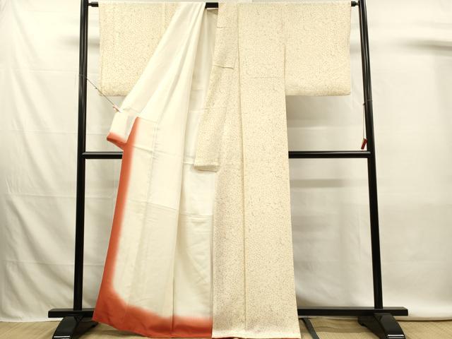 平和屋着物■上質な小紋 枝花尽くし 正絹 逸品 DABJ5993qp
