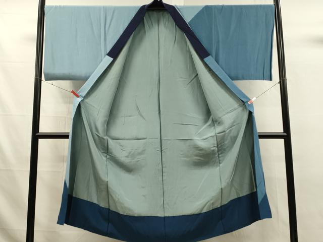 平和屋着物■男性 長襦袢 袷 絞り 抽象文様 正絹 逸品 DABJ5999qp