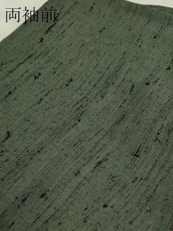 平和屋着物▽髭紬 単衣 霞文 正絹 逸品 DABJ6025sf