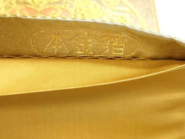 平和屋本店▼六通柄袋帯 国宝の美 本金箔 正絹 逸品 DABJ6078sf