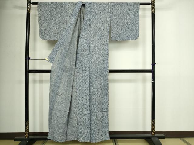 平和屋着物∴夏物 浴衣 有松鳴海絞り 三浦絞り 綿 逸品 DABJ6148sf