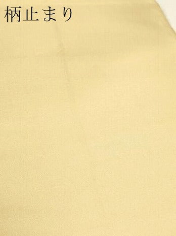 平和屋着物▼六通柄袋帯 孔雀花文 截金箔 正絹 逸品 DABJ6362sf