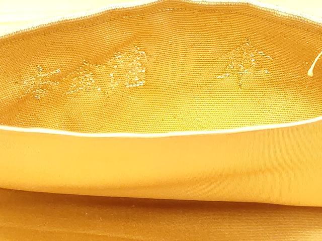平和屋本店●西陣 長嶋成織物 ながしま帯 加賀友禅の巨匠 初代 由水十久 太鼓柄袋帯 傘 本金箔 瀞金錦 正絹 逸品 DABJ6495sf