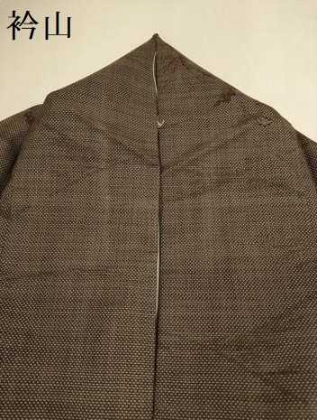 平和屋着物●本場大島紬 9マルキ 草花文 正絹 逸品 DABJ6635du