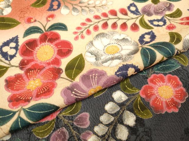 平和屋着物●訪問着 辻が花 暈し染め 金彩 正絹 逸品 DABJ6648du