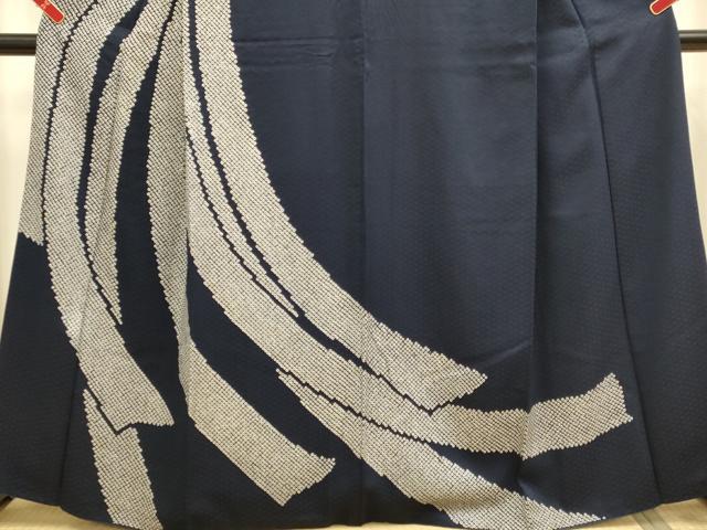 平和屋着物●訪問着 絞り 束ね熨斗文 正絹 逸品 DABJ6650du