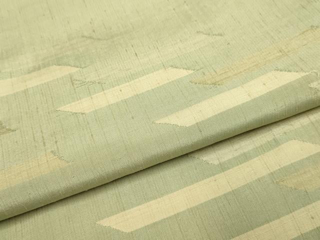 平和屋着物●訪問着 紬地 作家物 横段文 正絹 逸品 DABJ6717du