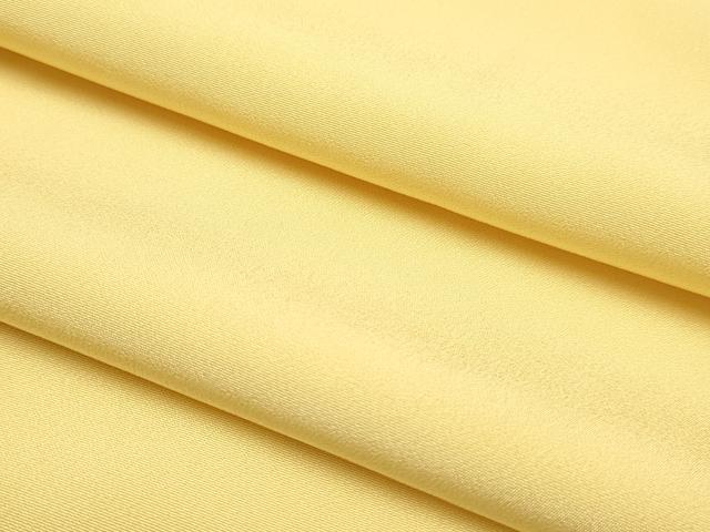 平和屋着物●上質な色無地 蜂蜜色 正絹 逸品 DABJ6721du