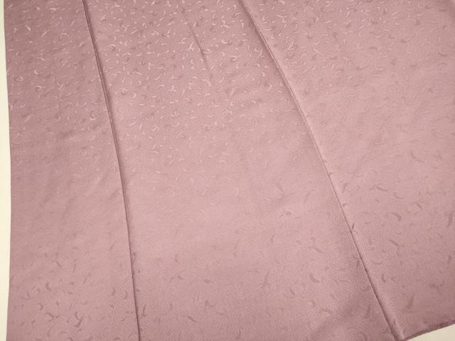 平和屋着物●上質な色無地 抽象文様 鴇浅葱色 正絹 逸品 DABJ6732du