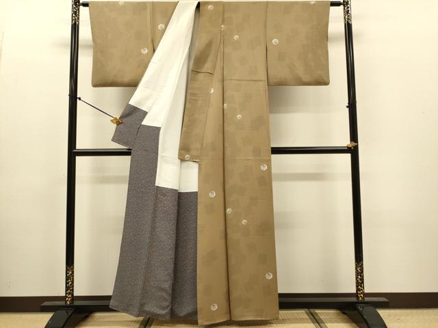 平和屋着物●上質な小紋 兎 正絹 逸品 DABJ6921du