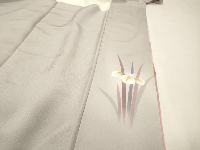 平和屋着物▼色留訪問着 作家物 草花 正絹 逸品 DABJ7002fe