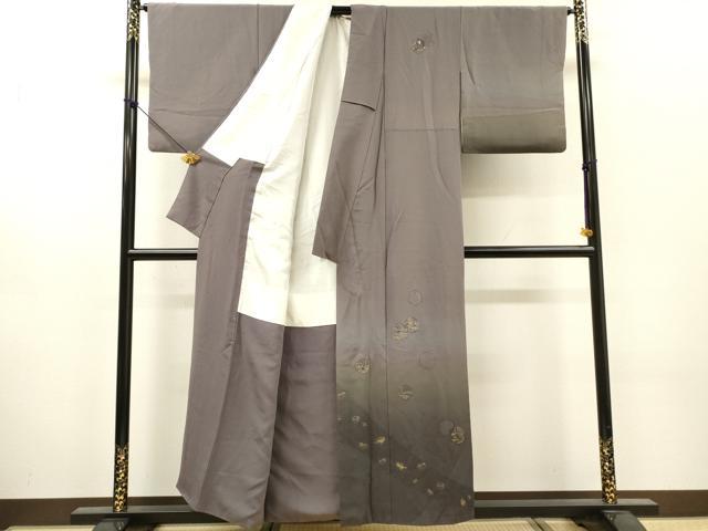 平和屋着物▼中国三大刺繍 スワトウ刺繍 汕頭刺繍 総刺繍 訪問着 跳兎 暈し染 金糸 正絹 逸品 DABJ7030fe