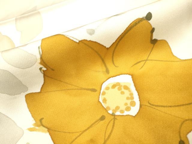平和屋着物▼上質な小紋 手描き 草花 正絹 逸品 DABJ7041fe