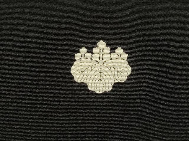 平和屋着物▼豪華黒留袖 総刺繍 渡り橋花文 銀糸 正絹 逸品 DABJ7042fe