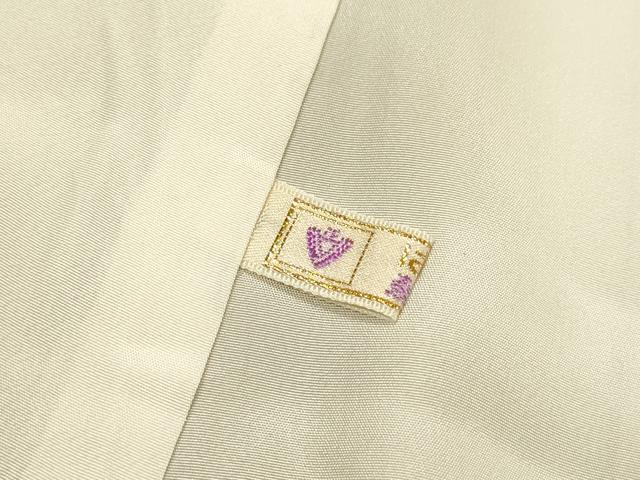平和屋着物▼中国三大刺繍 スワトウ刺繍 汕頭刺繍 相良刺繍 総刺繍 訪問着 地紙飛鶴花文 正絹 逸品 DABJ7044fe