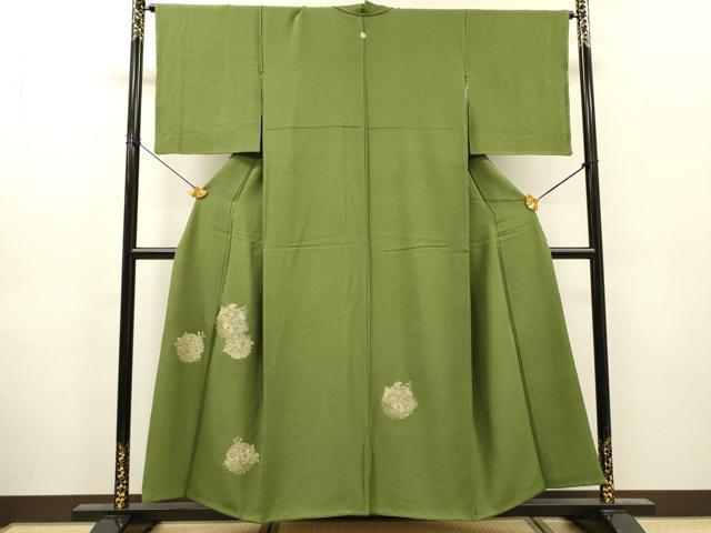 平和屋着物▼中国三大刺繍 スワトウ刺繍 汕頭刺繍 総刺繍 色留袖 辻が花 雪輪花文 金銀糸 さが美扱い 正絹 逸品 DABJ7075fe
