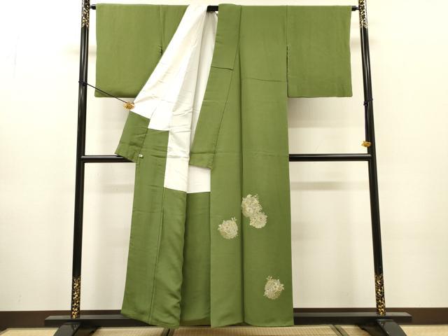 平和屋着物▼中国三大刺繍 スワトウ刺繍 汕頭刺繍 総刺繍 色留袖 辻が花 雪輪花文 金銀糸 さが美扱い 正絹 逸品 DABJ7075fe