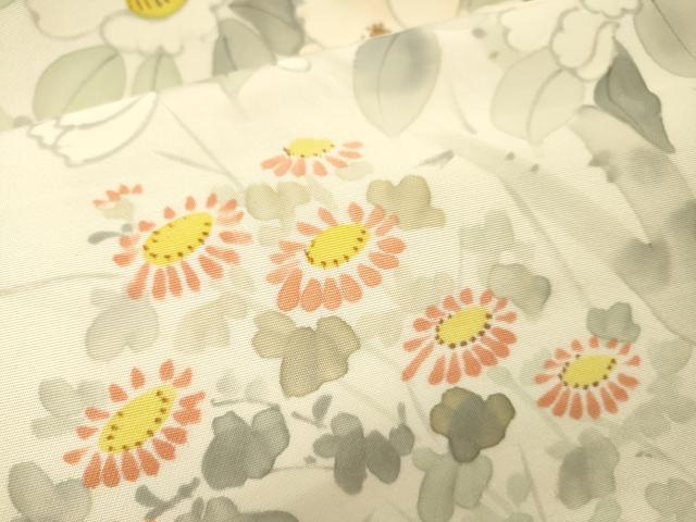平和屋着物▼六通柄袋帯 手描き 枝花 正絹 逸品 DABJ7122fe