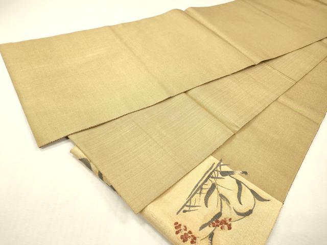 平和屋着物▼西陣 京の名門 じゅらく謹製 太鼓柄袋帯 絵唐偉華文 金糸 正絹 逸品 DABJ7224fe