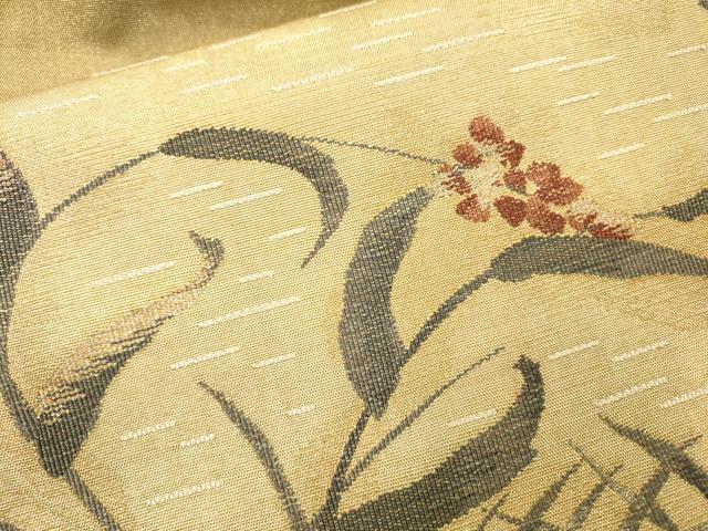 平和屋着物▼西陣 京の名門 じゅらく謹製 太鼓柄袋帯 絵唐偉華文 金糸 正絹 逸品 DABJ7224fe