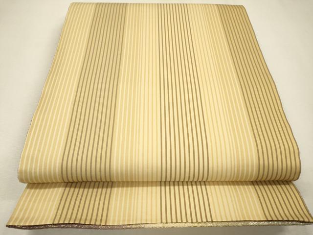 平和屋着物▼両面 全通柄袋帯 霞文 金銀糸 正絹 逸品 DABJ7263fe
