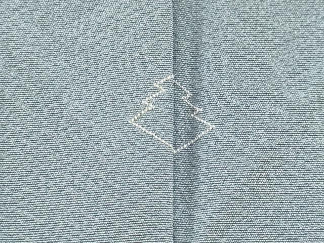 平和屋着物▼無地絵羽訪問着 総刺繍 風景文 秘色色 正絹 逸品 DABJ7785fe