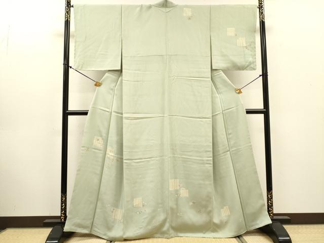 平和屋着物●訪問着 源氏香花文 鈴乃屋扱い 正絹 逸品 未使用 DABJ7844fe