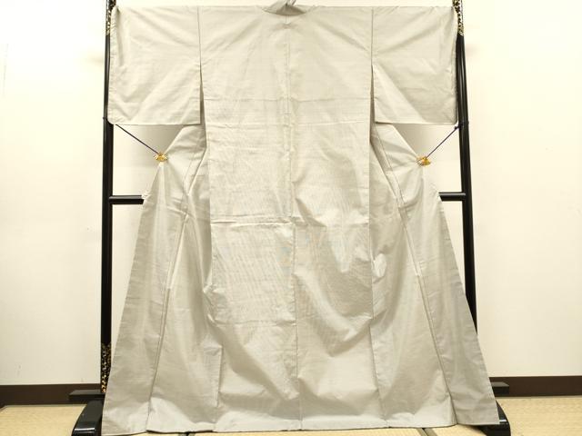 平和屋着物●本場縞大島紬 霞文 ロング丈 正絹 逸品 未使用 DABJ7847fe