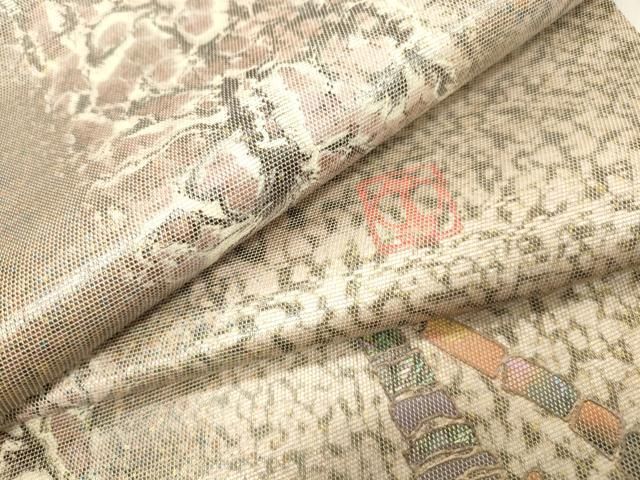 平和屋着物▼六通柄袋帯 作家物 花間道 引箔 ワンポイント 螺鈿箔 正絹 逸品 DABJ7987fe