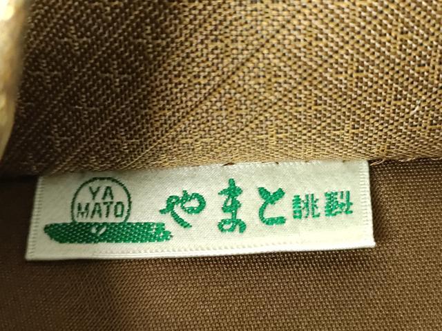 平和屋着物▼六通柄袋帯 唐織 道長花文 金糸 やまと誂製 正絹 逸品 DABJ8027ps