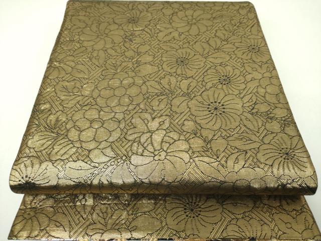 平和屋着物▼佐賀錦 両面 六通柄袋帯 辻が花 鳳凰 金銀糸 正絹 逸品 DABJ8135ps