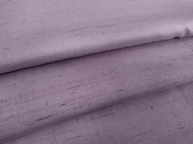 平和屋着物●上質な紬 色無地 鳩羽色 正絹 逸品 DABJ8238ps